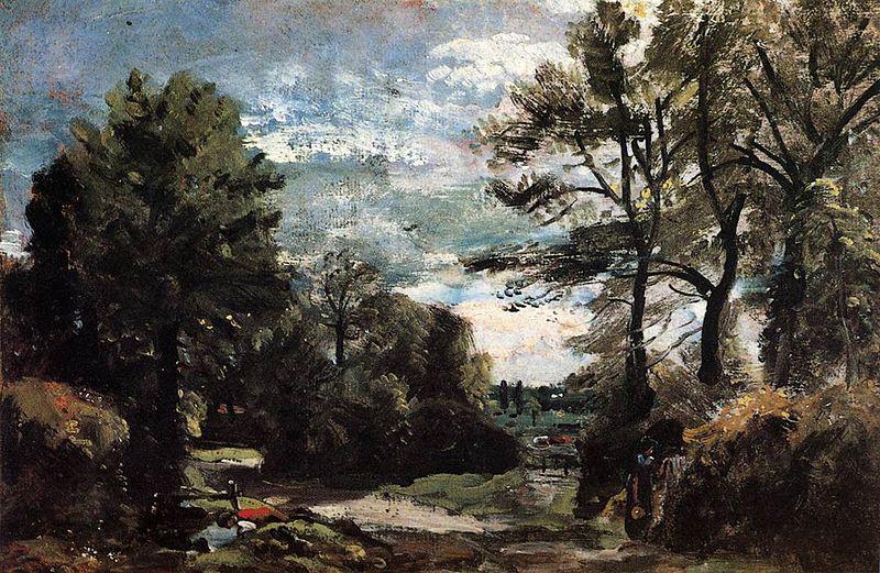 John Constable A Lane near Flatford oil painting picture